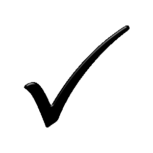 simple check mark icon 14